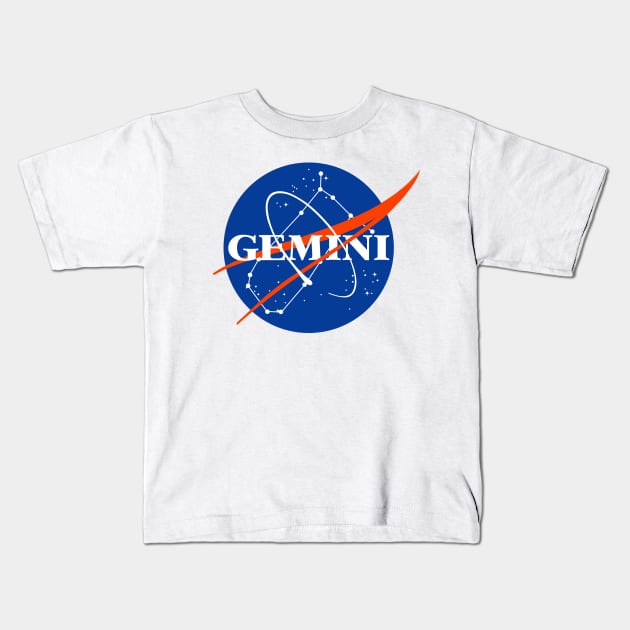 Gemini Logo Kids T-Shirt by RAADesigns